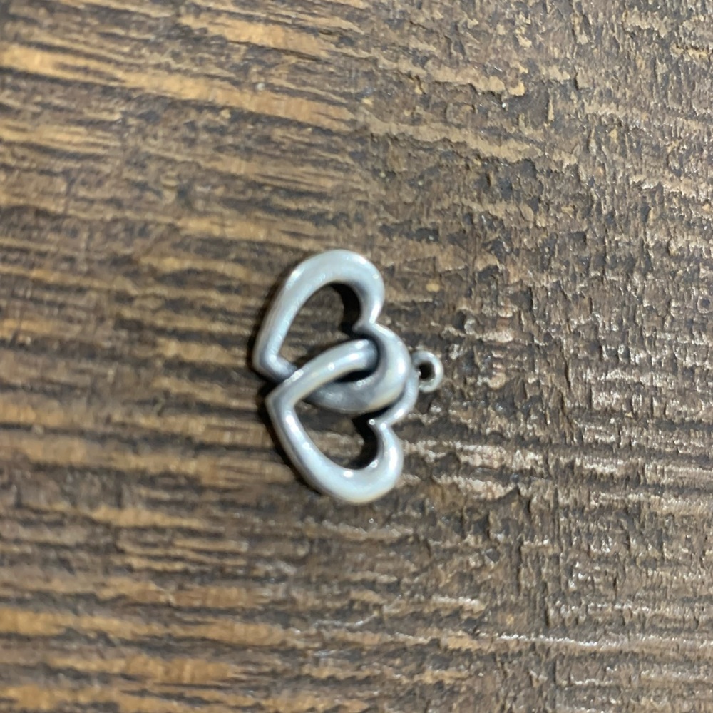 James Avery linked hearts charm